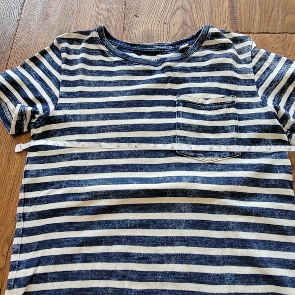 Boys Denim Jean Shorts H&M and AG Striped Tee Summer Size 6T 7T Bundle - Picture 10 of 16